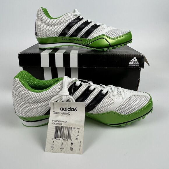 ADIDAS TECHSTAR ALLROUND 2 RUNNING TRACK SPIKE SHOES Men’s US 5.5 New‎ U41931 - Picture 1 of 11
